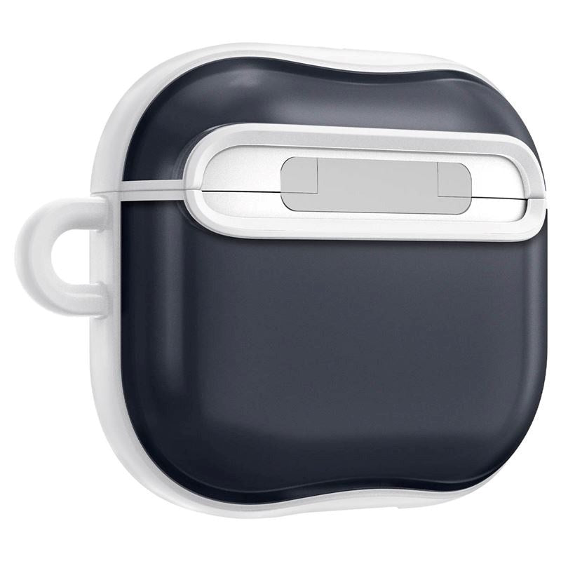 Spigen Classic C1 AirPods (4. Gen.) Hybrid Deksel med Karabinhage - Svart / Hvit