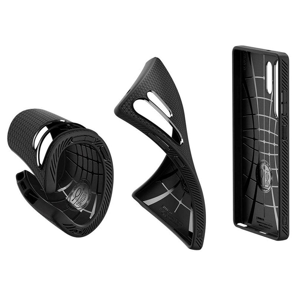 Samsung Galaxy S25 Ultra Spigen Liquid Air - Fleksibelt Plast Deksel - Svart