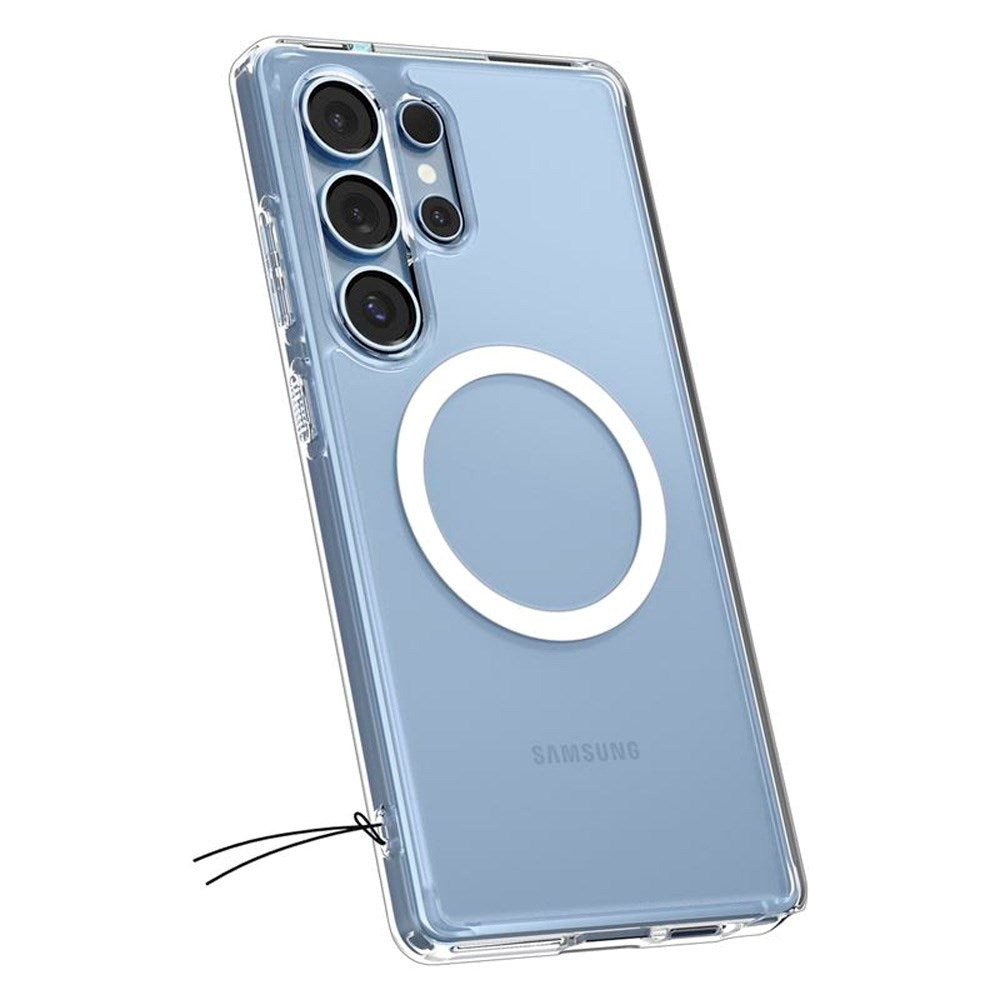 Samsung Galaxy S25 Ultra Spigen Ultra Hybrid Crystal Clear Deksel - MagSafe Kompatibel - Gjennomsiktig / Hvit