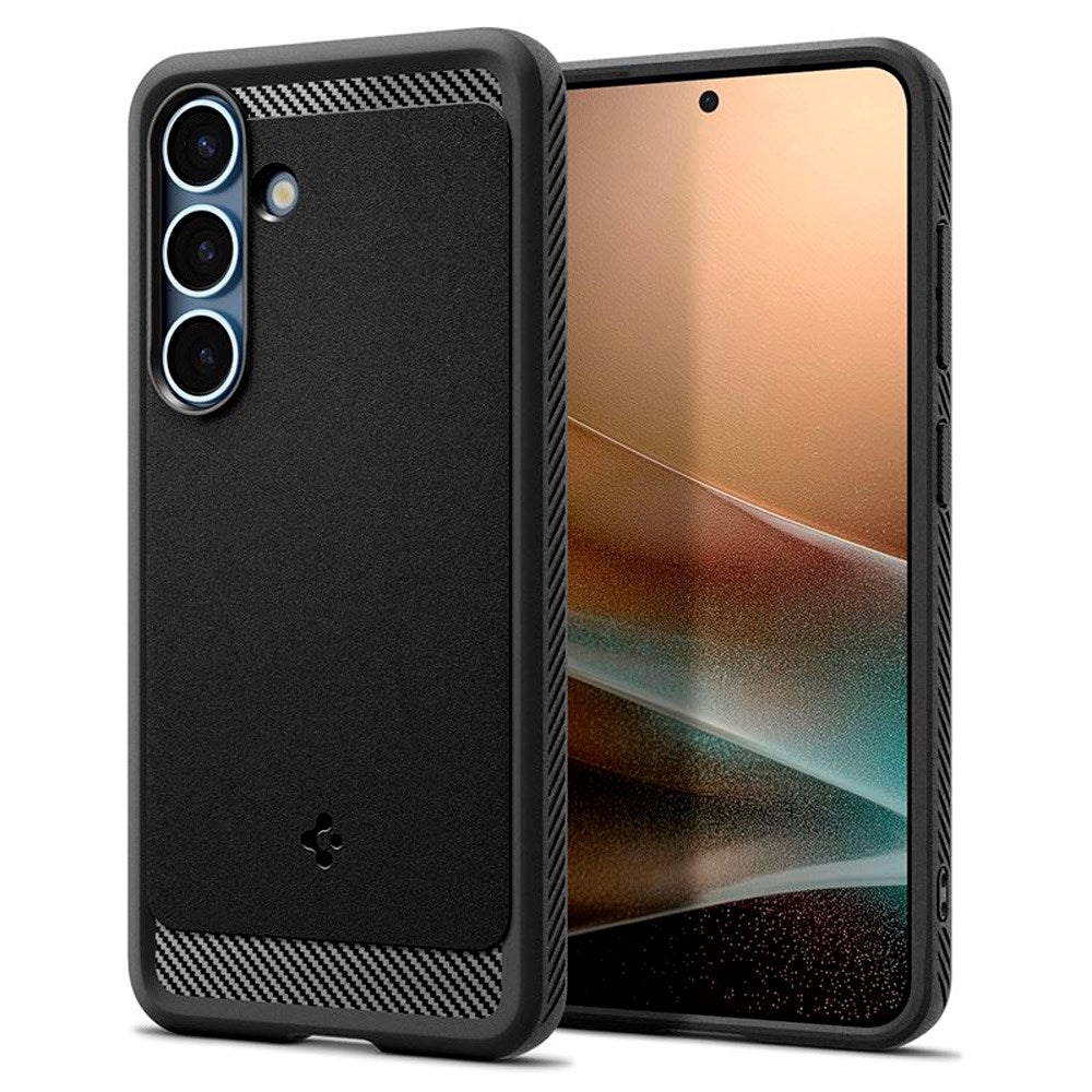 Spigen Samsung Galaxy S25 Rugged Armor MagSafe Deksel - Svart