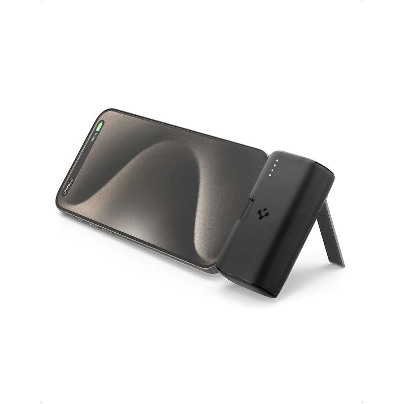 Spigen Powerbank 5.000mAh - 22.5W - USB-C - Stående Funksjon - Svart