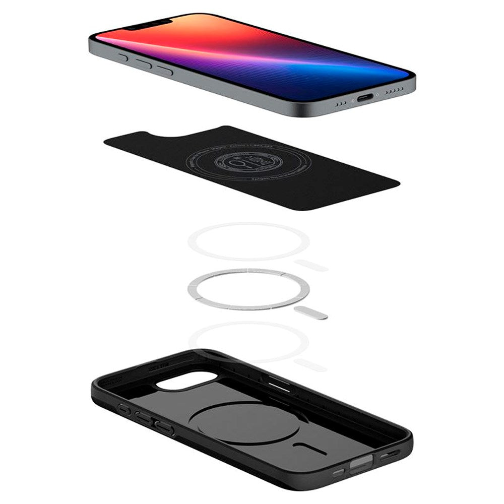 iPhone 16e Spigen Thin Fit Deksel - MagSafe Kompatibel - Svart