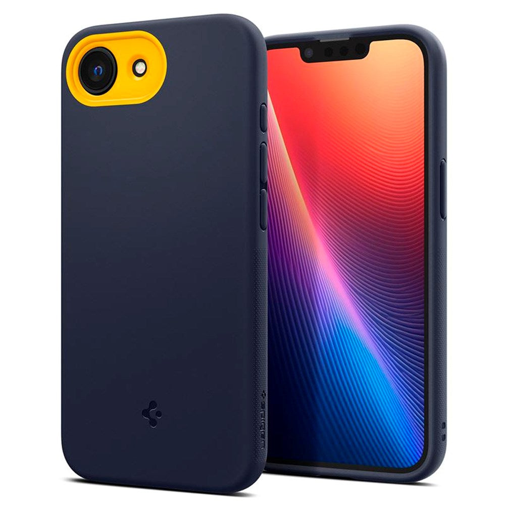 iPhone 16e Spigen Nano Pop Deksel - MagSafe Kompatibel - Blå / Gul