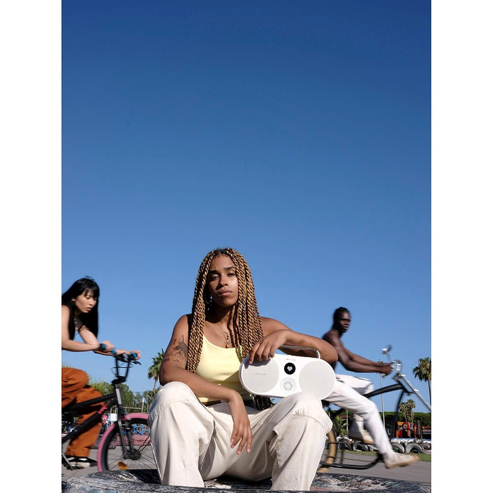 Polaroid Player P3 Bærbar Bluetooth Høyttaler - Hvit / Grå