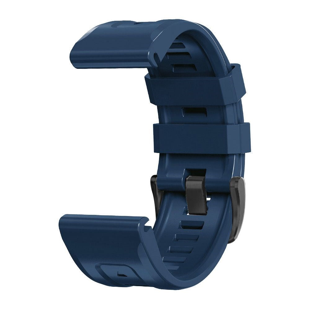 Universal Garmin 22mm QuickFit Iconband Tech-Protect Line Silikon Reim - Navy Blå