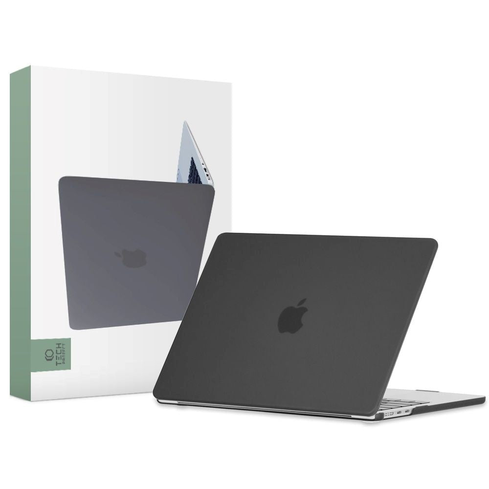 MacBook Air 13" M2/M3/M4 (2022-2025) - Tech-Protect Smartshell Deksel - Matte Black