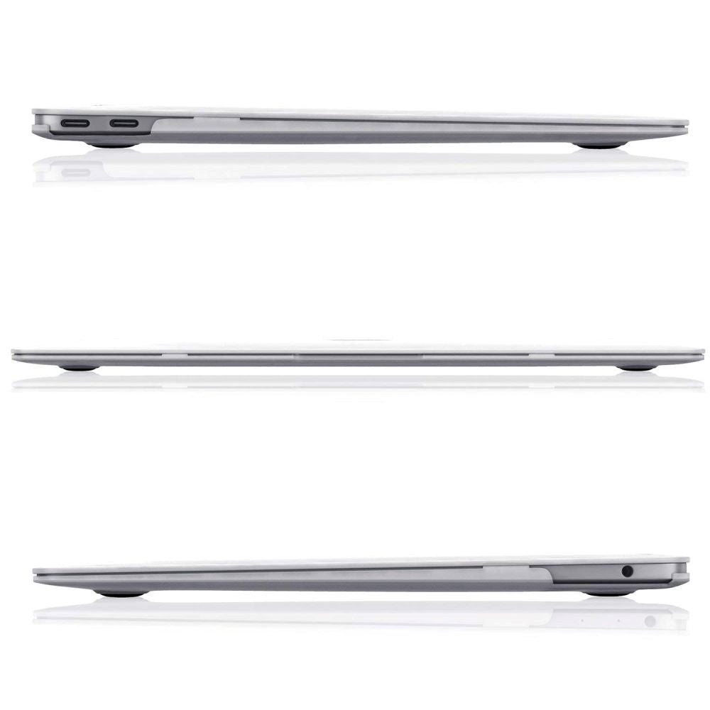 MacBook Air 13" M2/M3/M4 (2022-2025) - Tech-Protect Smartshell Deksel - Crystal Clear