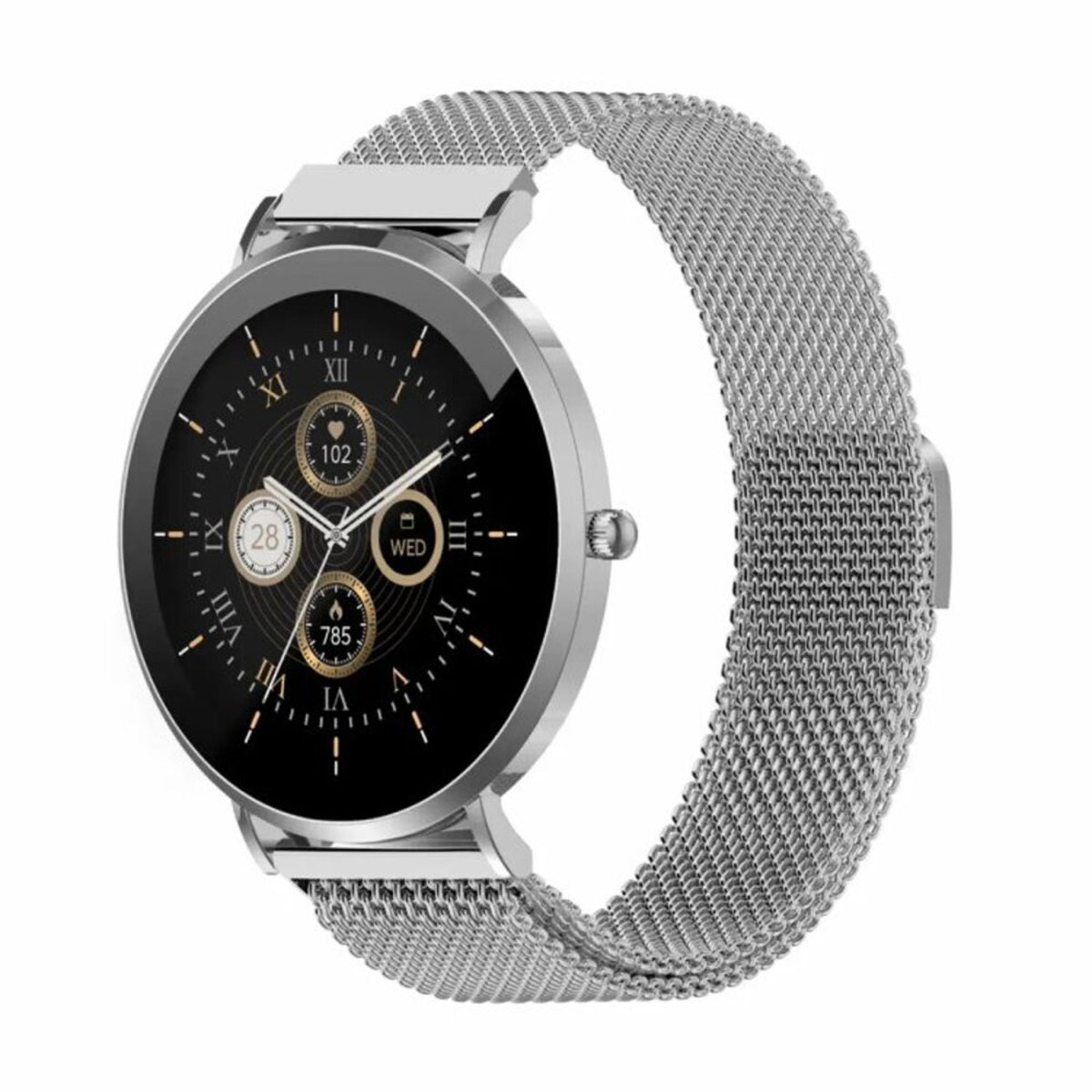 Denver SWC-394S Bluetooth Smartklokke m. Helsesporing - Sølv