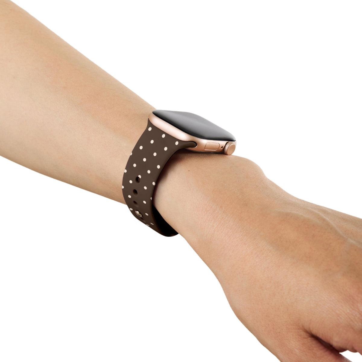 Apple Watch (38/40/SE/41/42mm) iDeal of Sweden Silikon Klokkerem - Størrelse M/L - The Dotty Edit