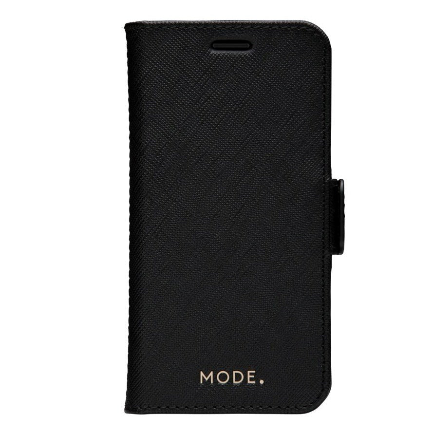 dbramante1928 Mode New York iPhone 12 Mini Magnetisk Skinndeksel med Lommebok - Night Black