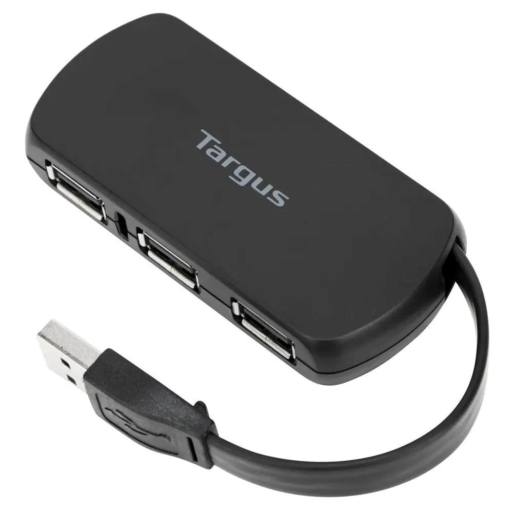Targus USB-A Hub m. 4x USB-A - Svart
