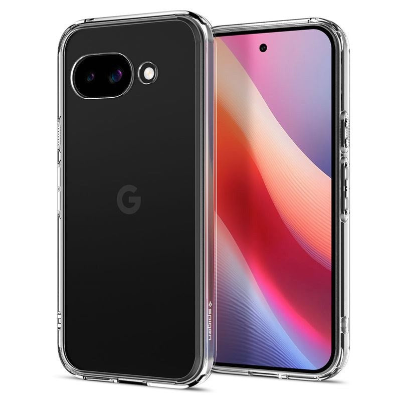 Google Pixel 9a Spigen Hybrid Crystal Clear Deksel - Gjennomsiktig