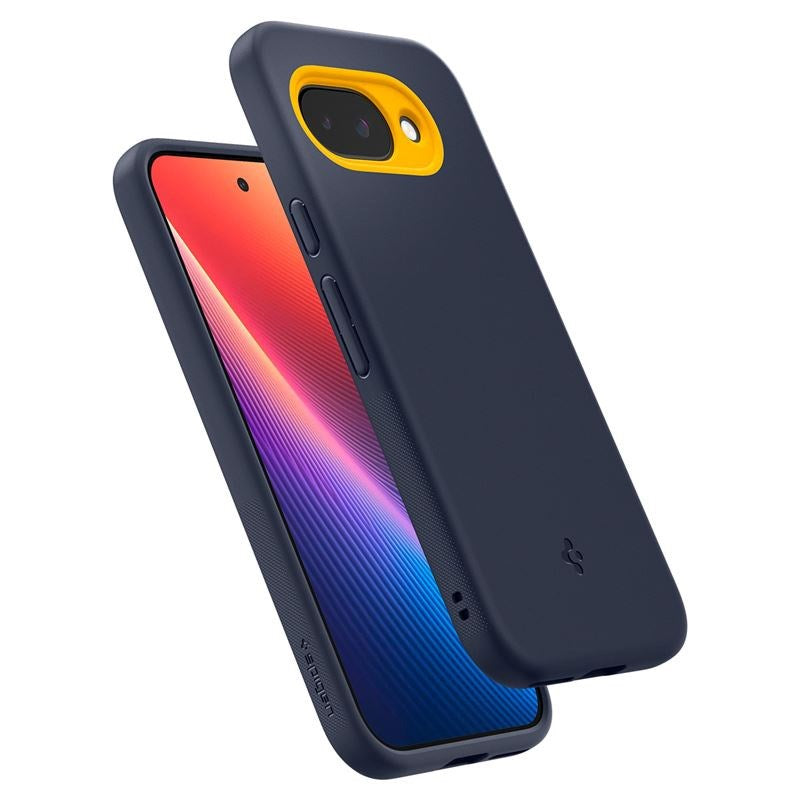 Google Pixel 9a Spigen Nano Pop Deksel - MagSafe Kompatibel - Blå / Gul