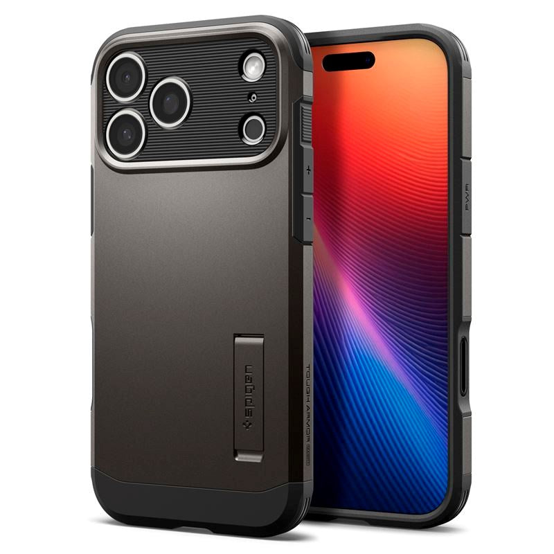 iPhone 17 Pro Max Spigen Tough Armor T Deksel - MagSafe Kompatibel - Grå