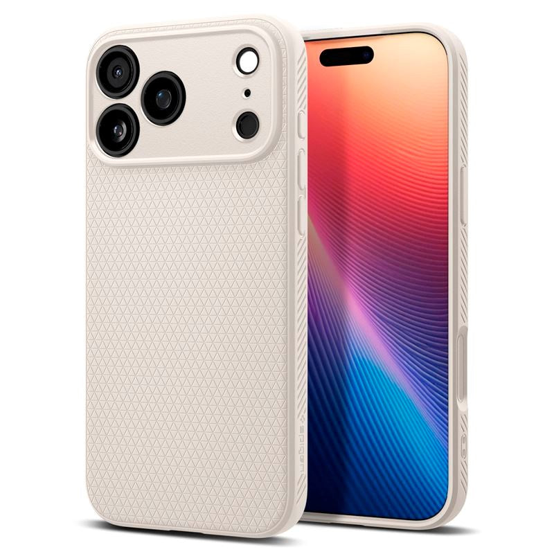 iPhone 17 Pro Spigen Liquid Air Deksel - Beige