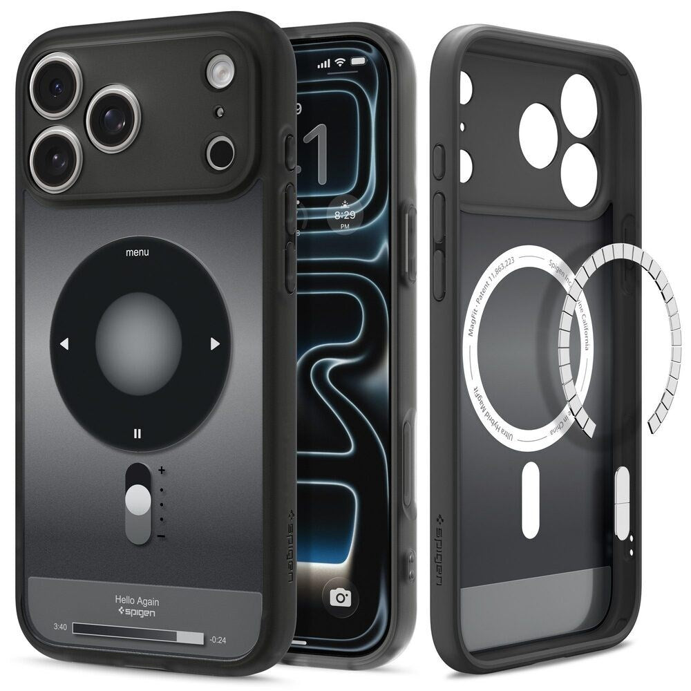 iPhone 18 Pro / 17 Pro Spigen Ultra Hybrid Deksel - MagSafe Kompatibel - Svart