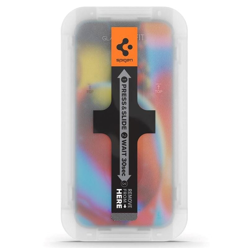 iPhone 14 Plus / 13 Pro Max Spigen EZ Fit Glas.tR Skjermbeskytter 2 Stk. - Case Friendly - Gjennomsiktig