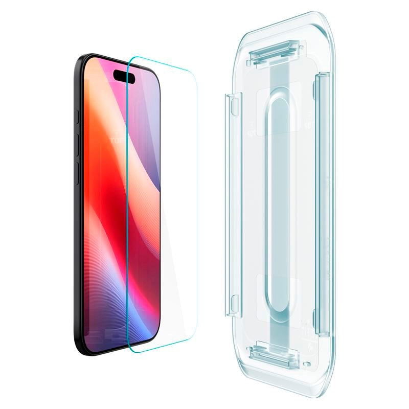 iPhone Air Spigen Glass tR EZ Fit Skjermbeskyttelsesglass - 2 stk - Gjennomsiktig