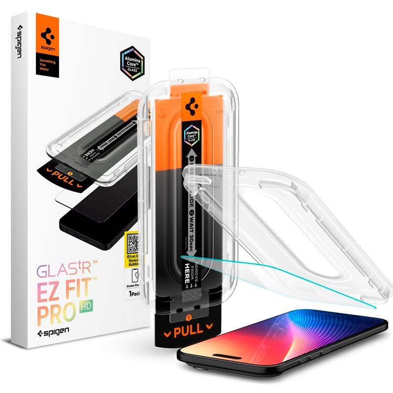 iPhone Air Spigen Glass tR EZ Fit Pro HD Skjermbeskyttelsesglass - Gjennomsiktig