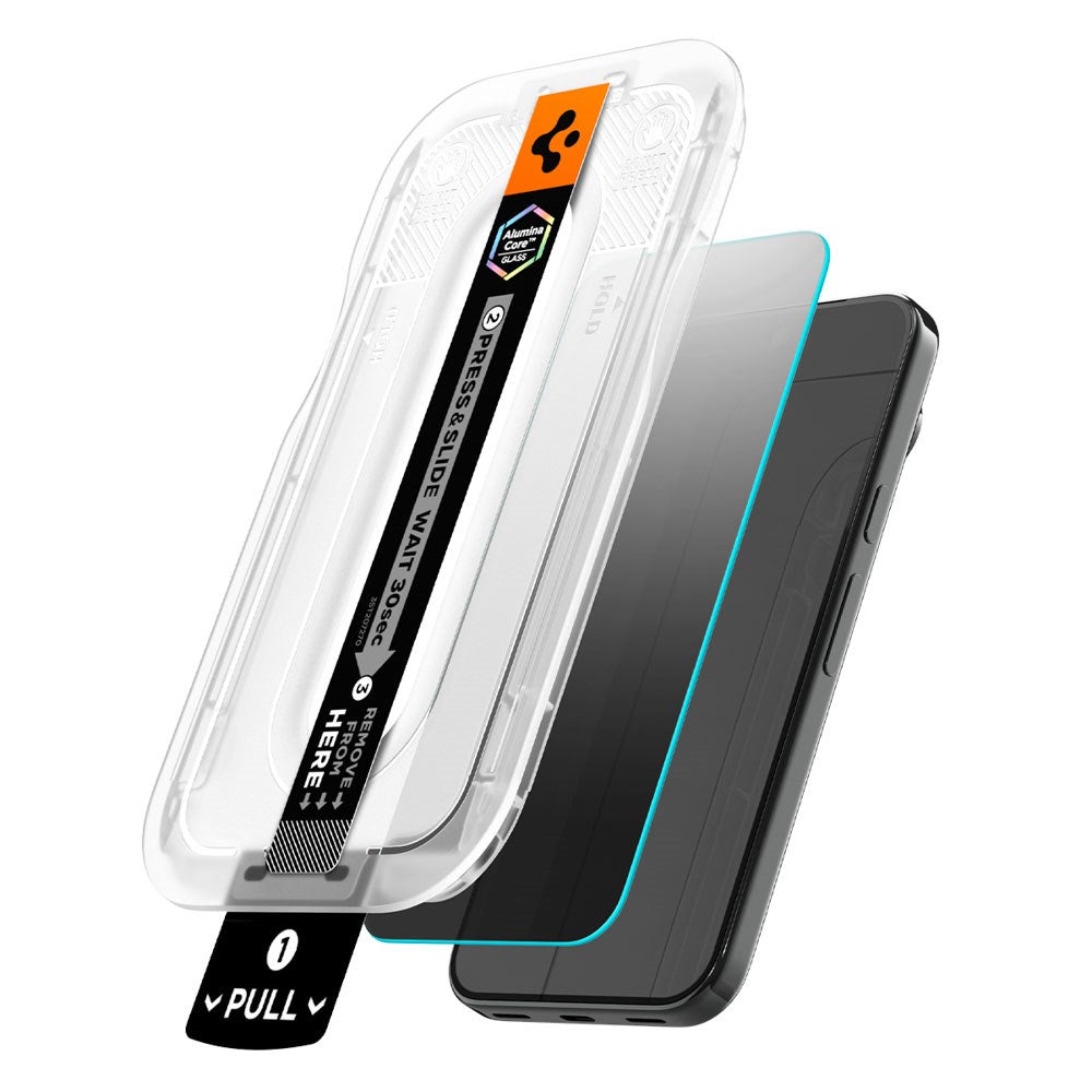 Google Pixel 11 Pro XL / 10 Pro XL / 9 Pro XL Spigen Glass tR EZ Fit Pro Privacy Beskyttelsesglass - 2 stk - Gjennomsiktig