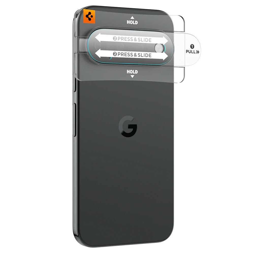 Google Pixel 11 Pro XL Spigen Glass tR EZ Fit Optik Pro Kameralinsebeskytter - 2 stk - Gjennomsiktig