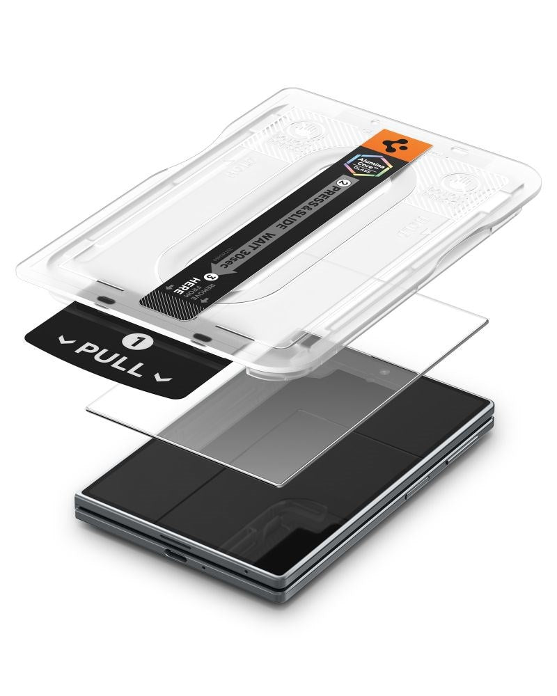 Samsung Galaxy Z Fold8 Spigen Glass tR EZ Fit Pro HD Skjermbeskyttelsesglass - 2 stk - Gjennomsiktig