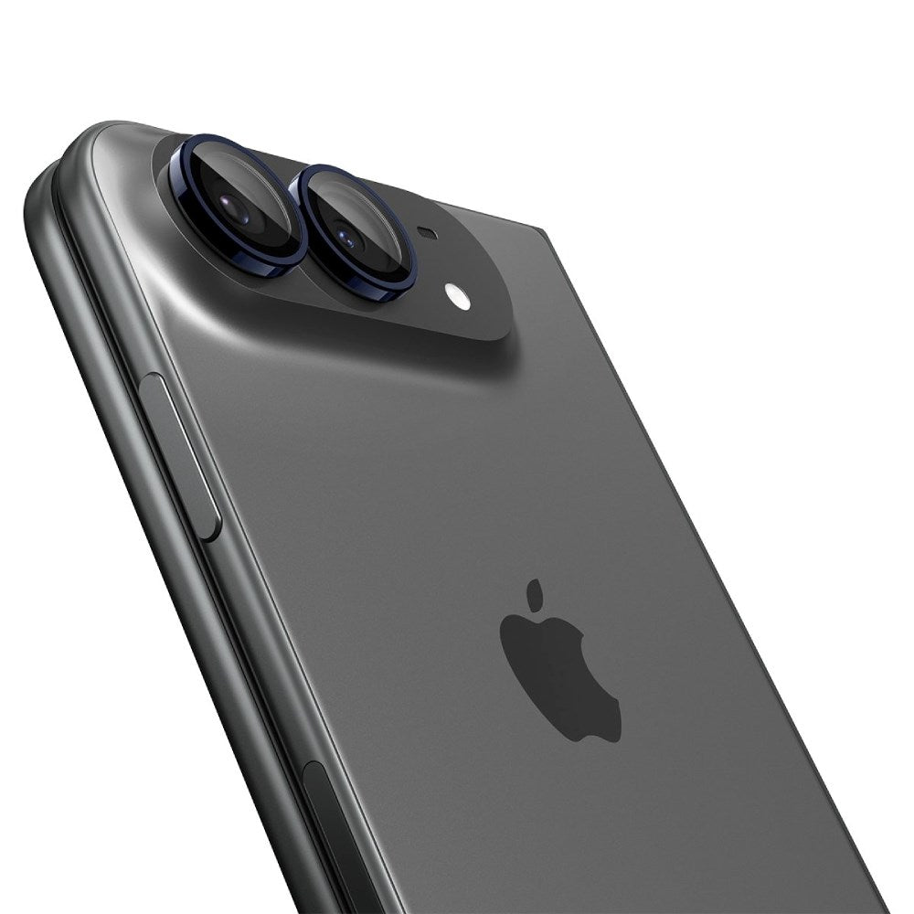 iPhone Duo Spigen Glass tR EZ Fit Optik Pro Kameralinsebeskyttelse - 2 stk - Svart