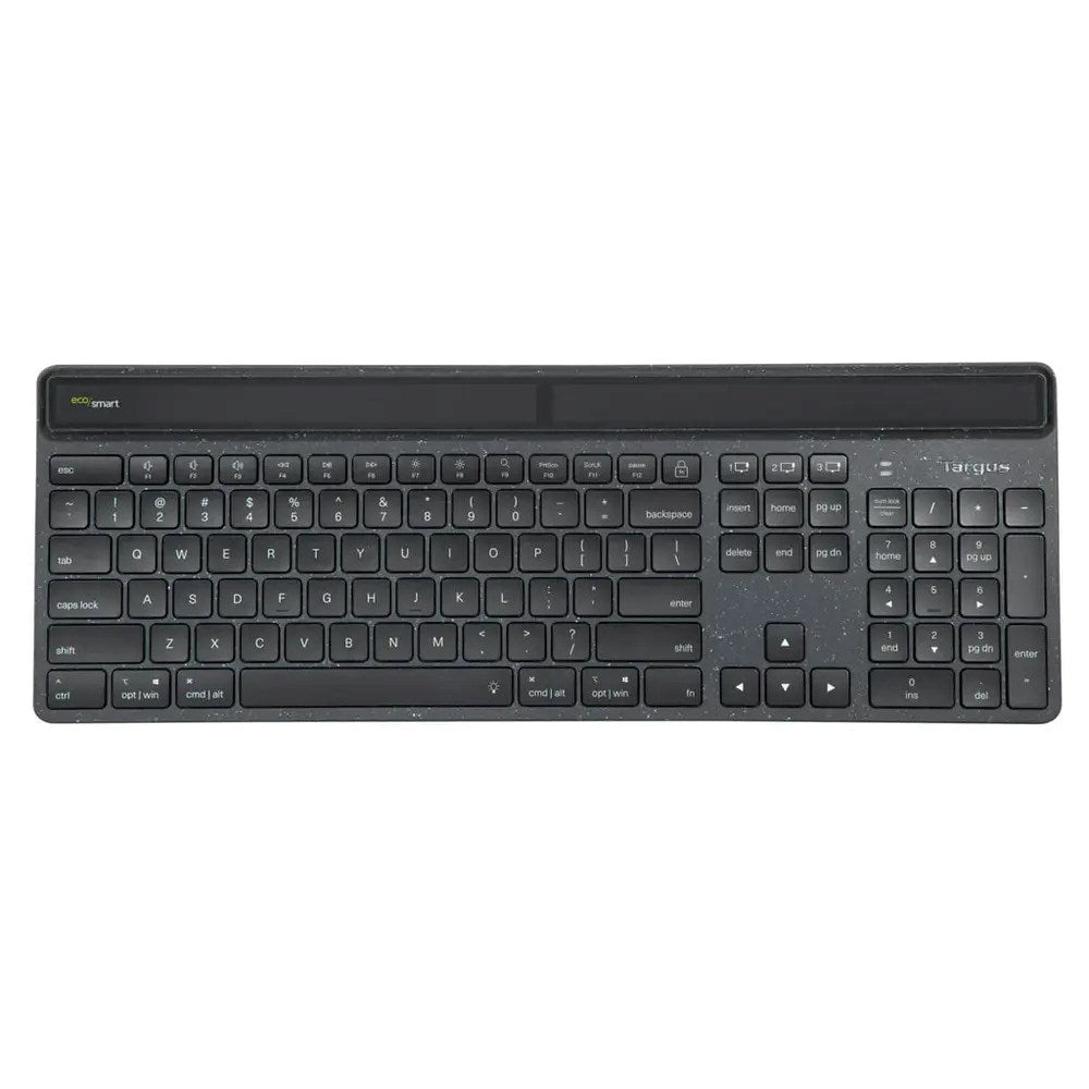 Targus EcoSmart Trådløst Bluetooth Tastatur - Nordisk - Svart