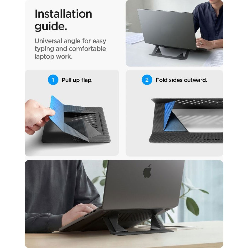 Spigen Foldable Universal Laptop Stand - Svart