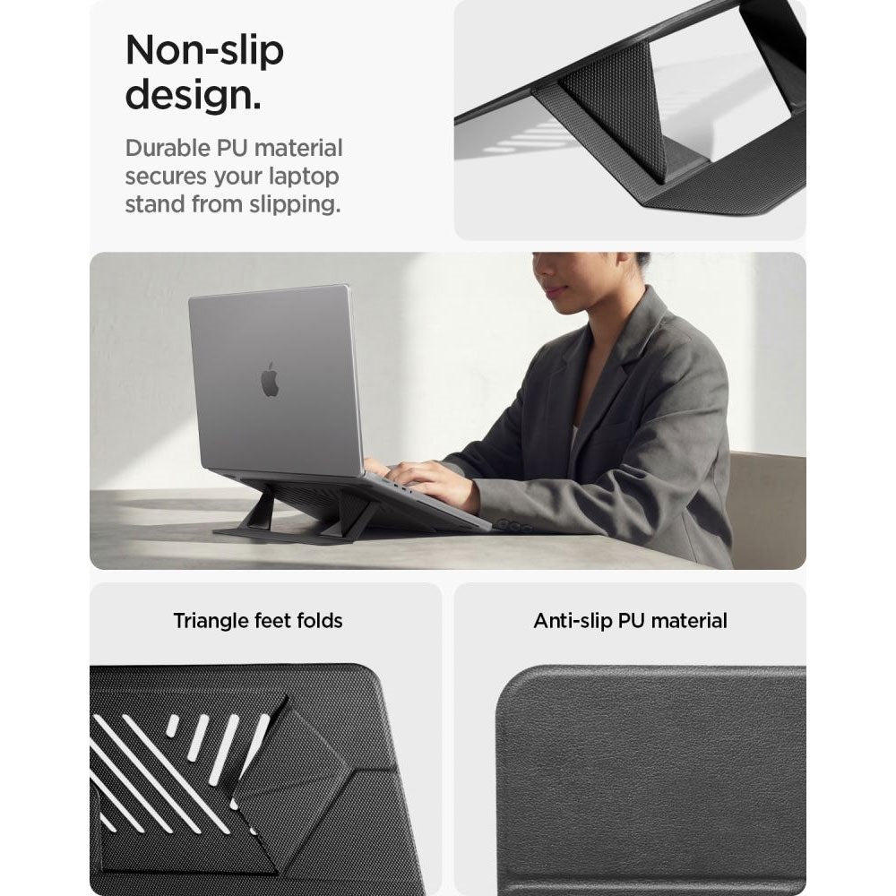 Spigen Foldable Universal Laptop Stand - Svart