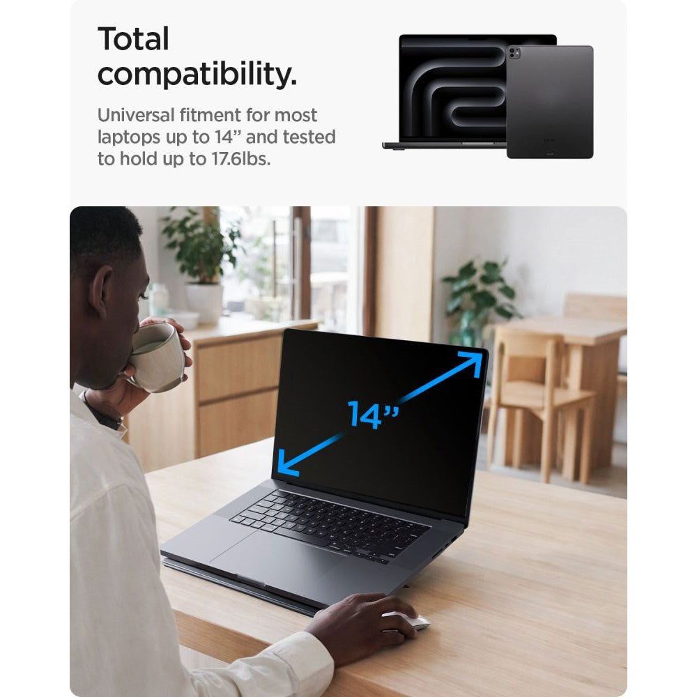 Spigen Slim Fold PC-Stativ – Svart