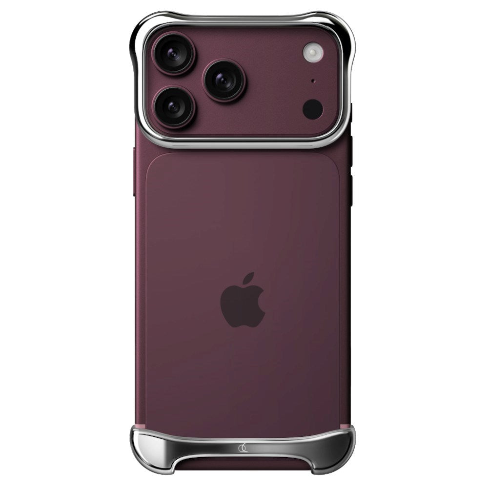 iPhone 18 Pro Max Arc Pulse Aluminum Bumper Deksel - Silver