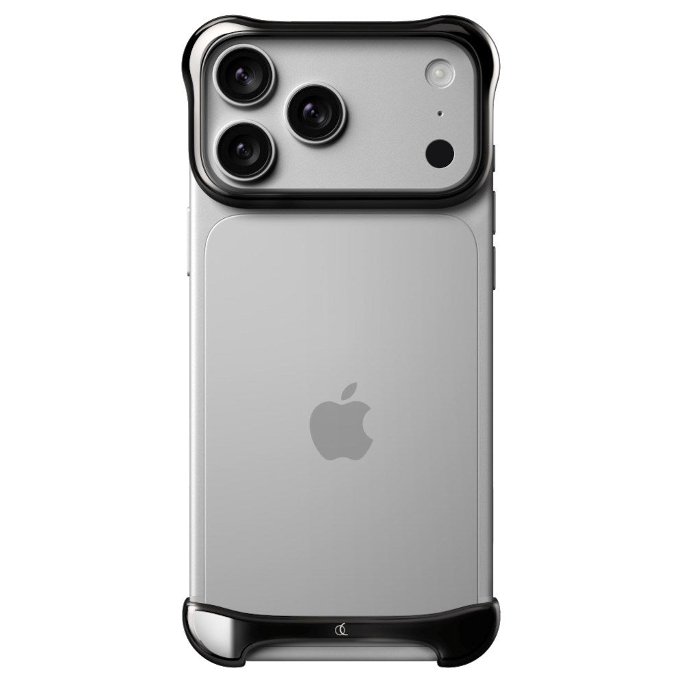 iPhone 18 Pro Max Arc Pulse Titanium Bumper Deksel - Onyx Black