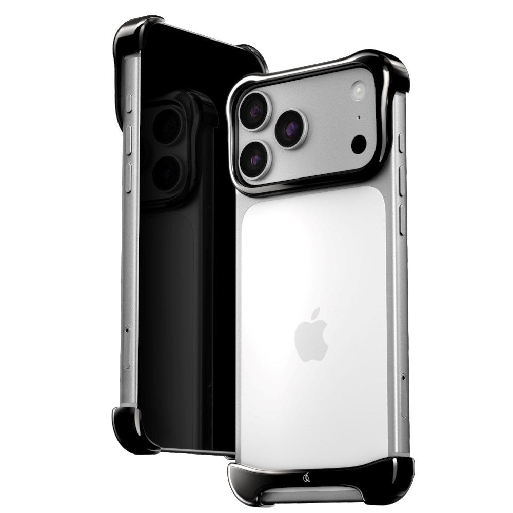 iPhone 18 Pro Arc Pulse Titanium Bumper Deksel - Onyx Black