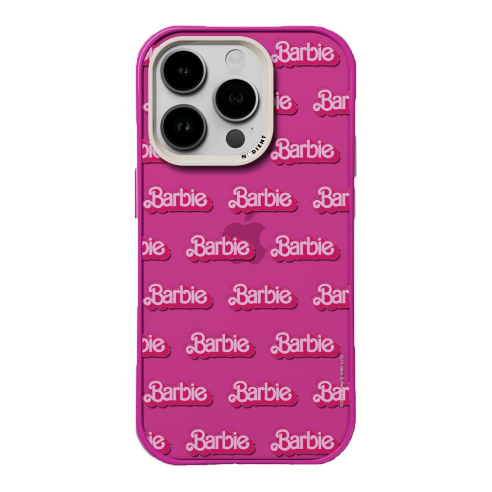 Nudient Form Case iPhone 14 Pro Deksel - Barbie Grid