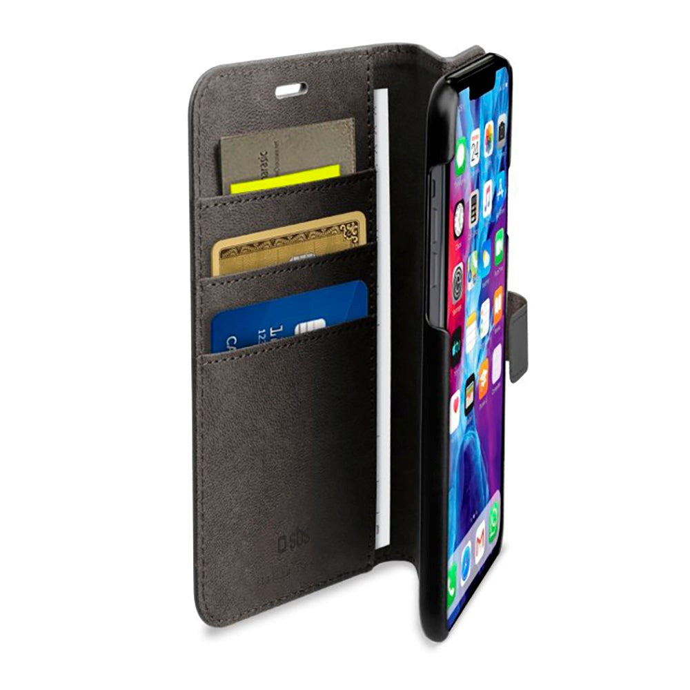 iPhone 12 Mini SBS Wallet Stand Deksel - Svart