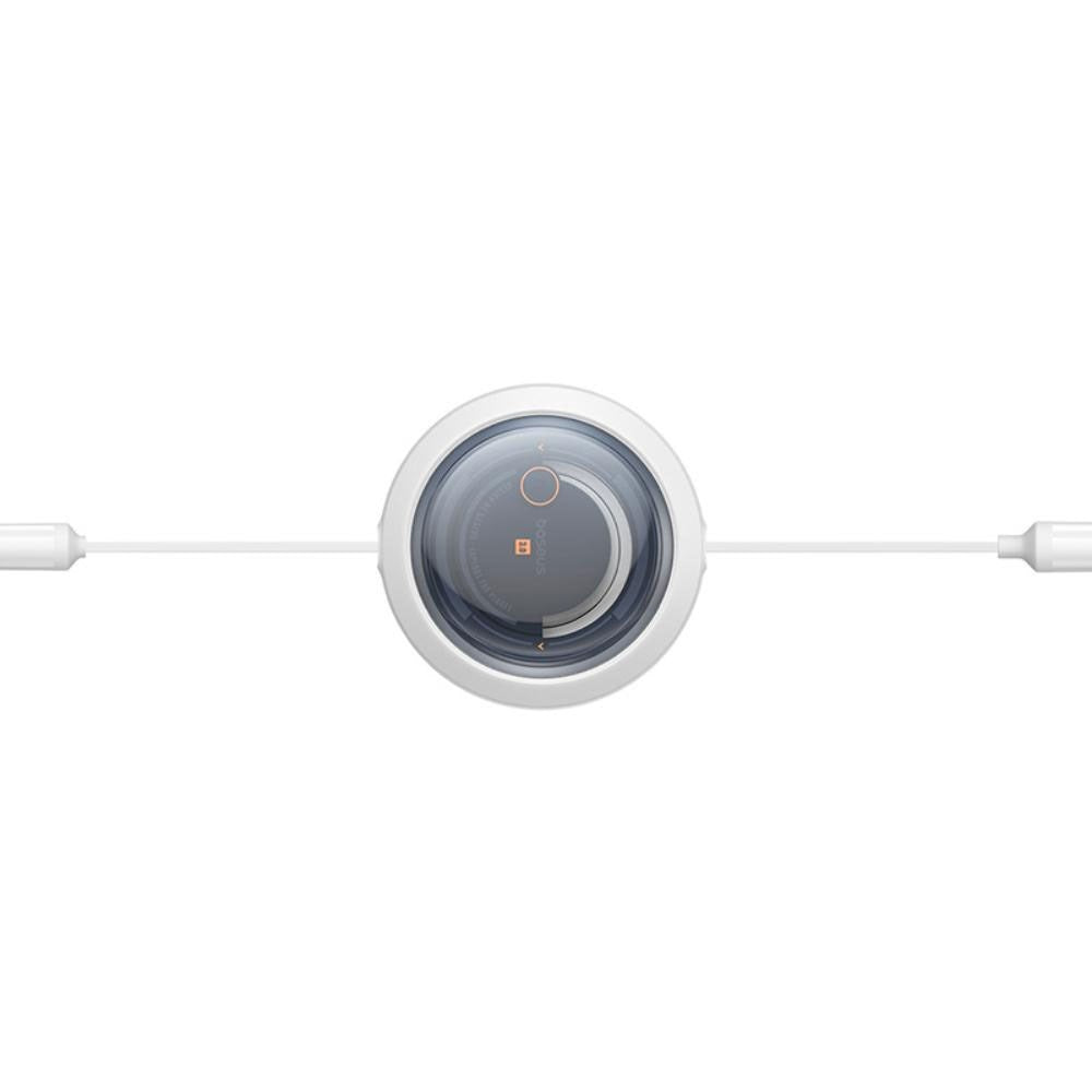 Baseus Free2Draw 3-i-1 Uttrekkbart Multikabel - USB-A til USB-C / Lightning / Micro USB - 1.1m - Hvit