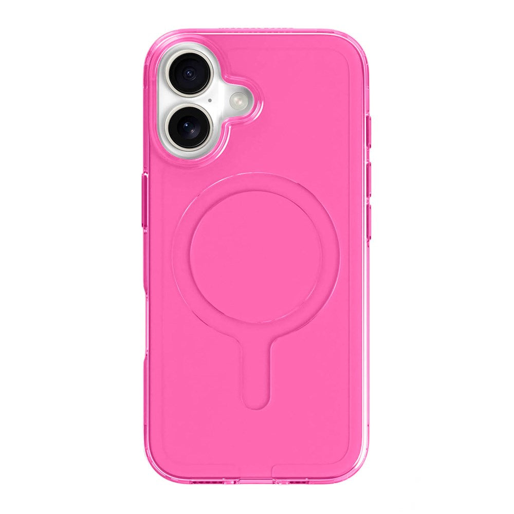 agood company iPhone 16 CLRPRTCT 100% Resirkulert Plast Deksel - Transparent / Candy Pink