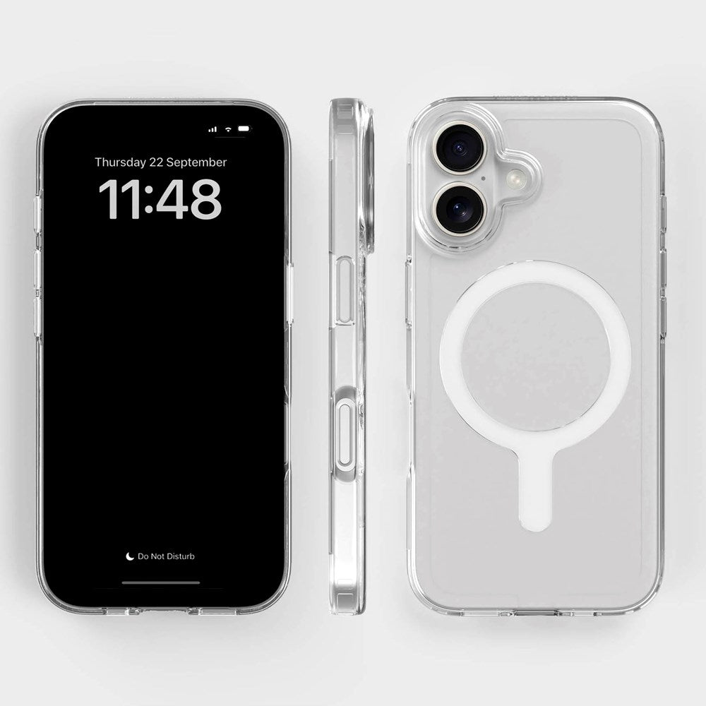 agood company iPhone 16 CLRPRTCT 100% Resirkulert Plast Deksel - Transparent / Clear