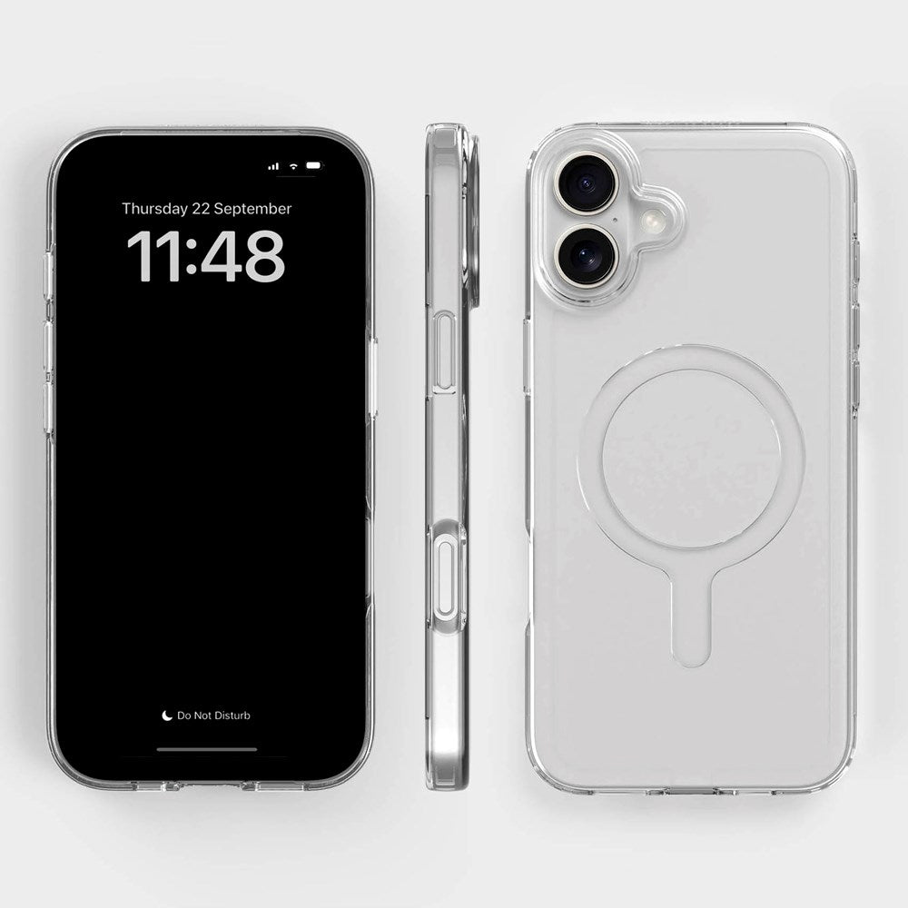 agood company iPhone 16 Plus CLRPRTCT 100% Resirkulert Plast Deksel - Transparent / Clear