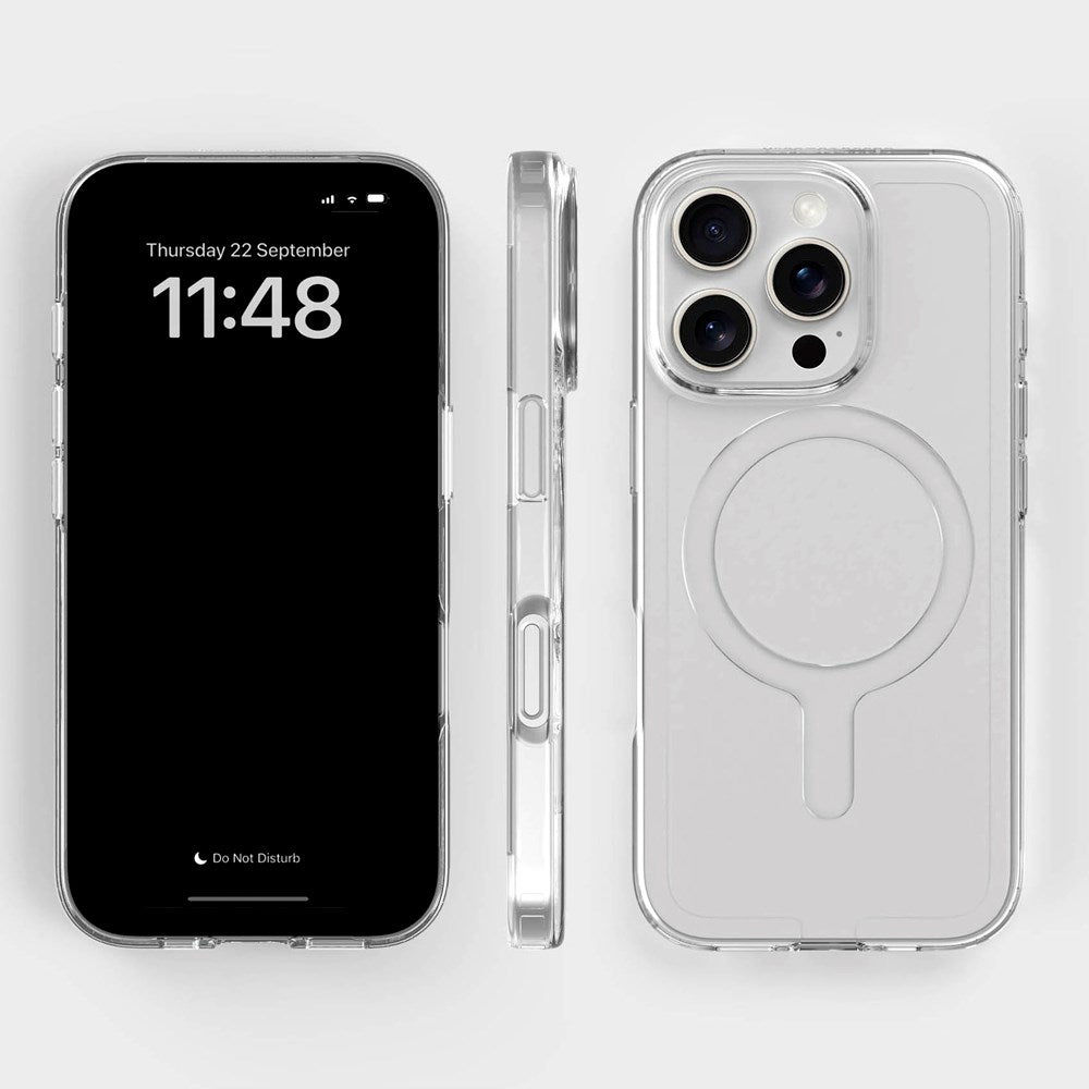 agood company iPhone 16 Pro CLRPRTCT 100% Resirkulert Plast Deksel - Transparent / Clear