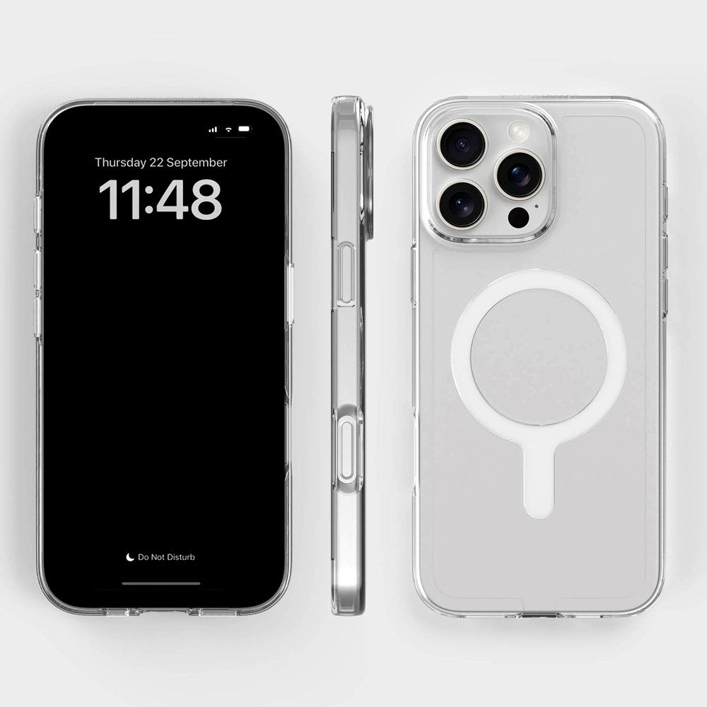 agood company iPhone 16 Pro Max CLRPRTCT 100% Resirkulert Plast Deksel - Transparent / Clear