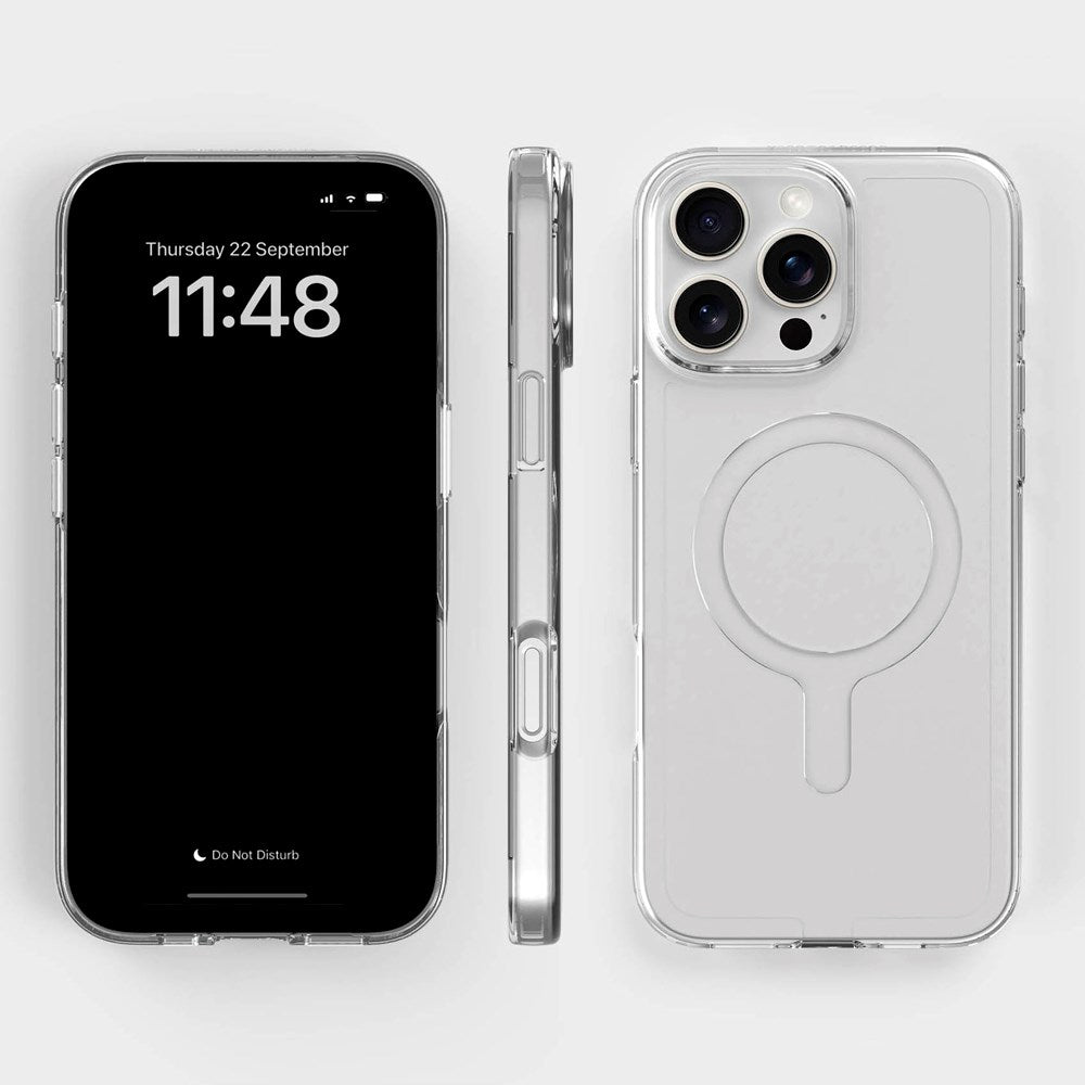 agood company iPhone 16 Pro Max CLRPRTCT 100% Resirkulert Plast Deksel - Transparent / Clear