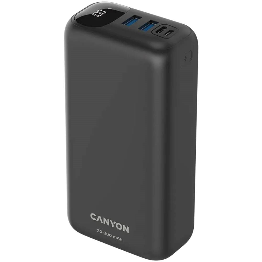 Canyon PB301 20W PowerBank - 30.000 mAh - Svart