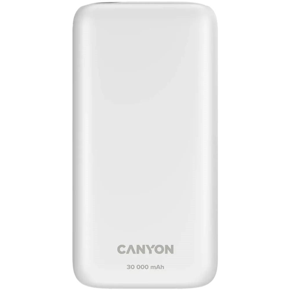 Canyon PB301 20W PowerBank - 30.000 mAh - Hvit
