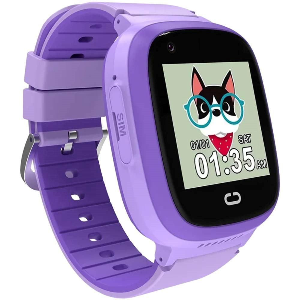 Canyon Sunny KW48 4G GPS Smartklokke for Barn - Lilla