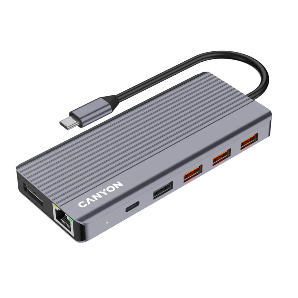 Canyon DS16 13-i-1 USB-C Hub - Grå
