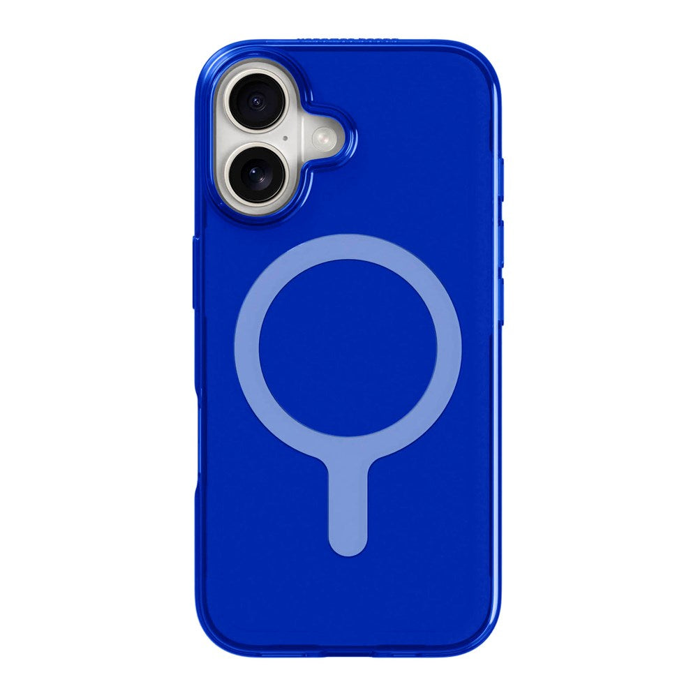agood company iPhone 16 CLRPRTCT 100% Resirkulert Plast Deksel - Transparent / Cobalt Blue