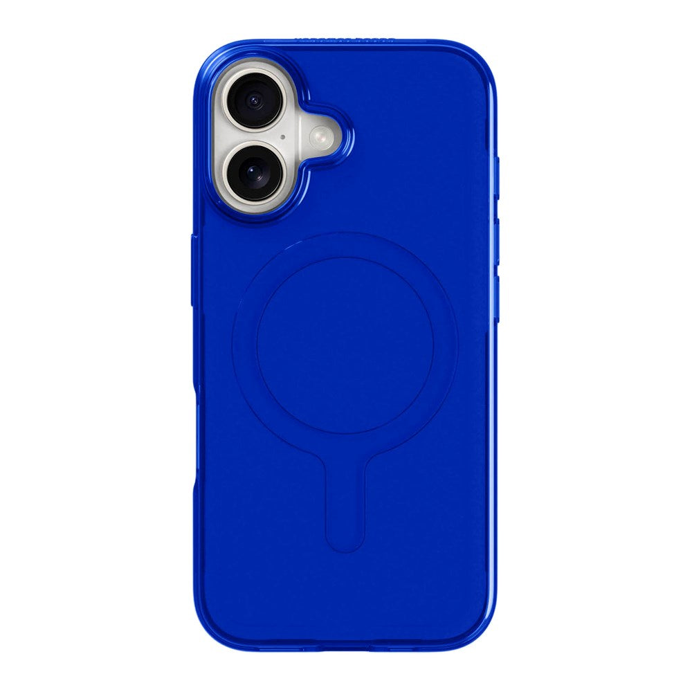 agood company iPhone 16 CLRPRTCT 100% Resirkulert Plast Deksel - Transparent / Cobalt Blue