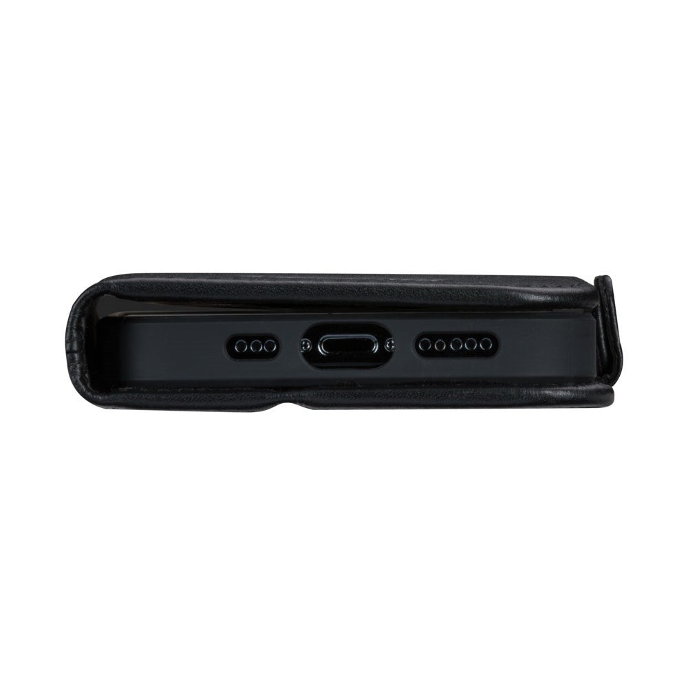 iPhone 16e dbramante1928 Copenhagen Ekte Skinn Deksel m. Lommebok - Svart